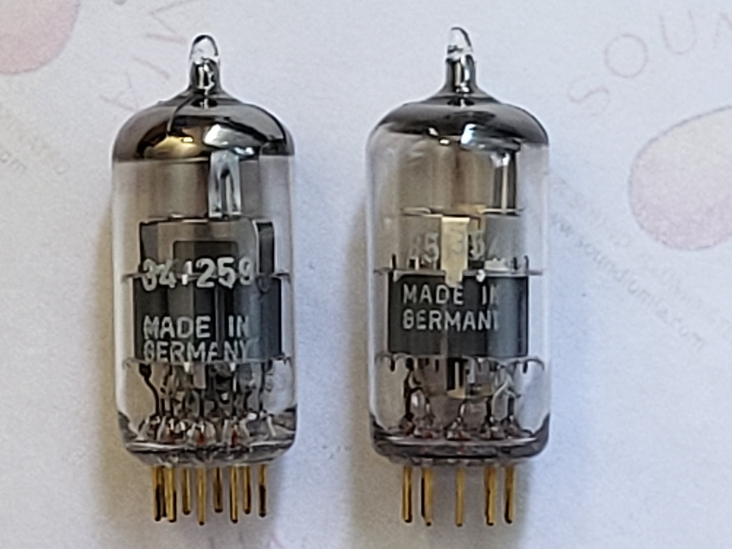 Siemens CCa (Enhanced E88CC) Gray Shield Matched Pair - Munich A0 1‡ 4E/5I - NOS