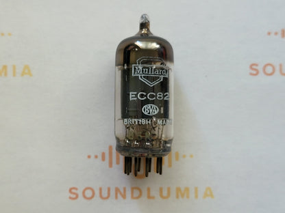 Mullard ECC82 12AU7 Long Plates Square Getter