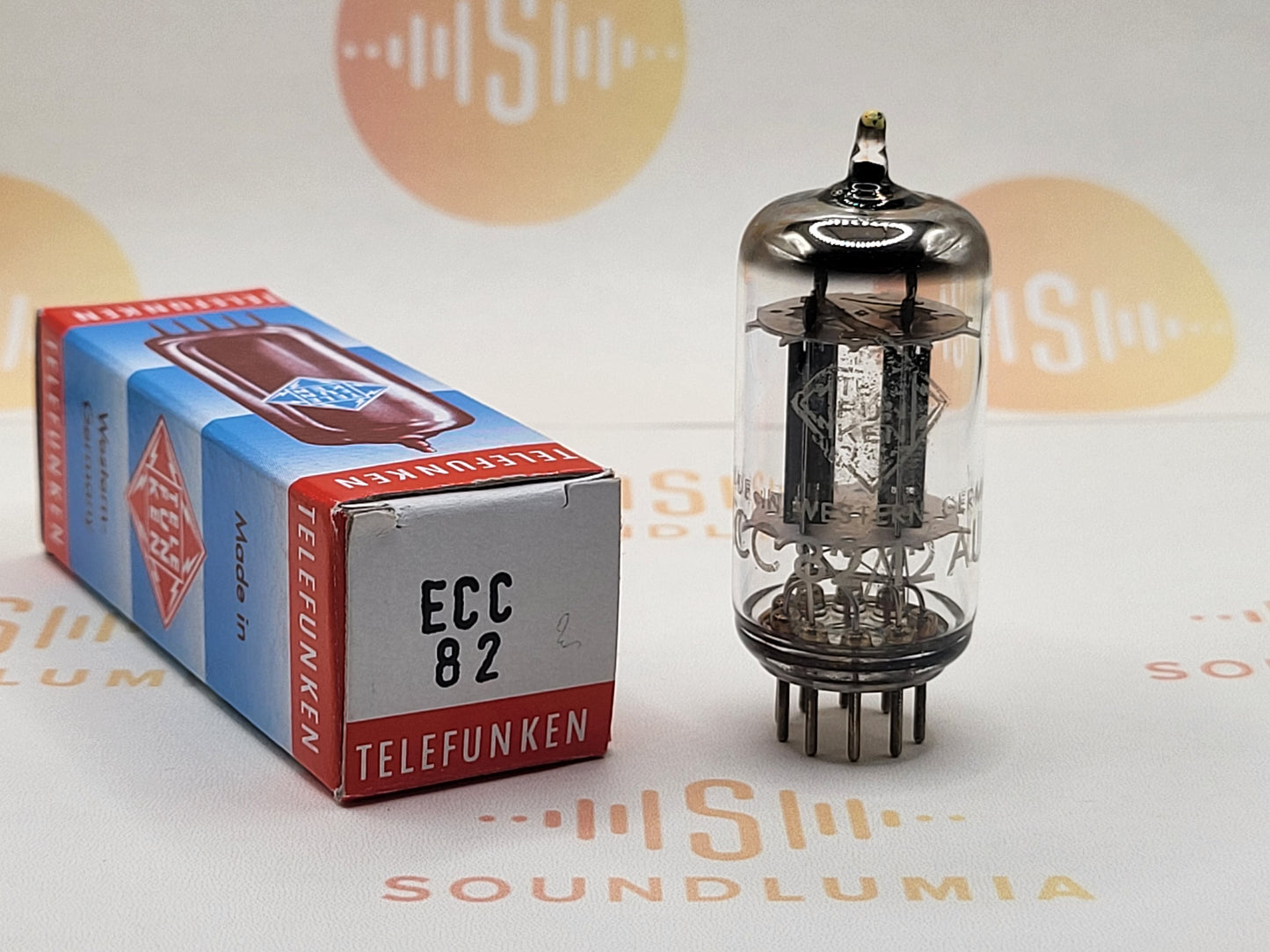 Telefunken ECC82 12AU7 Smooth Plates