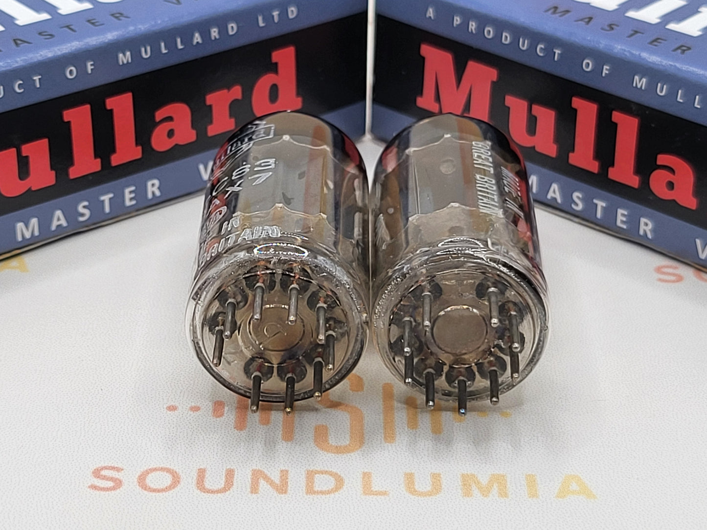 Mullard ECC83 Long Plates Square Getter mC1