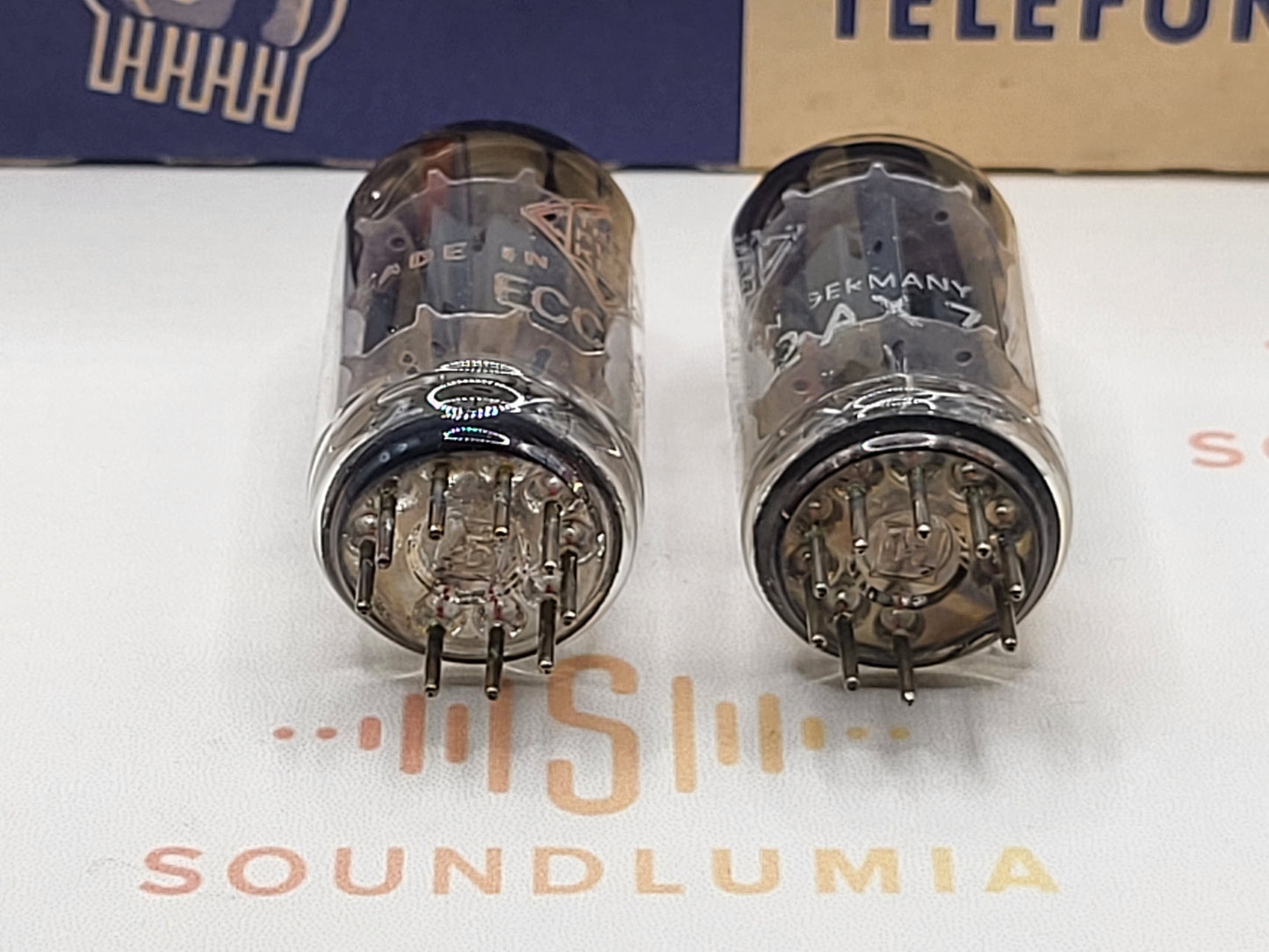 Telefunken ECC83 12AX7 Glatte Platten 