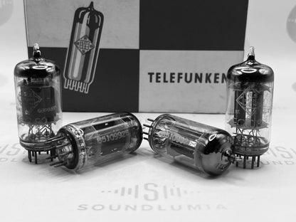 Telefunken ECC82 Rippenplatten ◇ (Siemens Hall 6 Edition) 