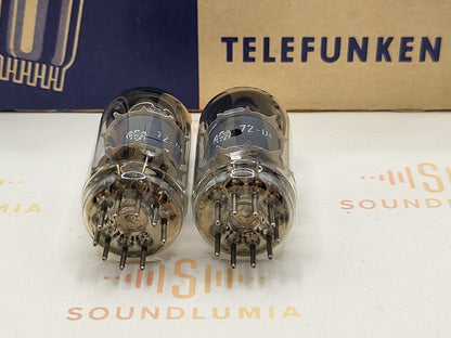 Telefunken EF86 6267 Matched Pair - BWB "Falcon" ◇ Base - Same Code - Near NOS