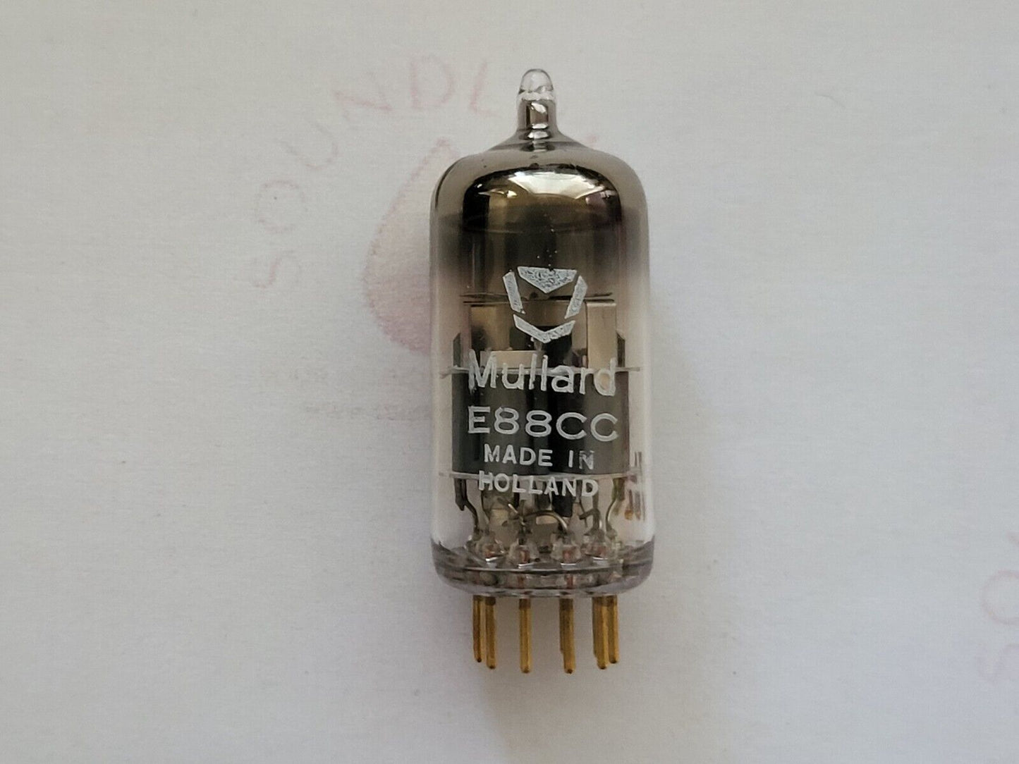 1x Mullard 6922 = E88CC Large O-getter Audio Tube - Heerlen 1965 - Near NOS