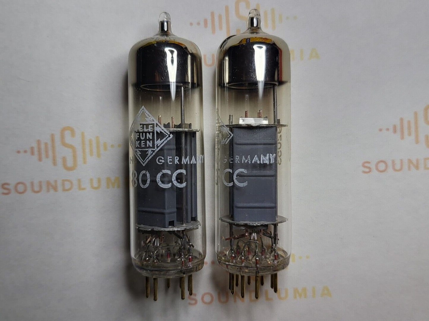 Telefunken E80CC 6085 (ECC82 equiv.) Matched Pair Orig. Boxes - Holland 1965 - N