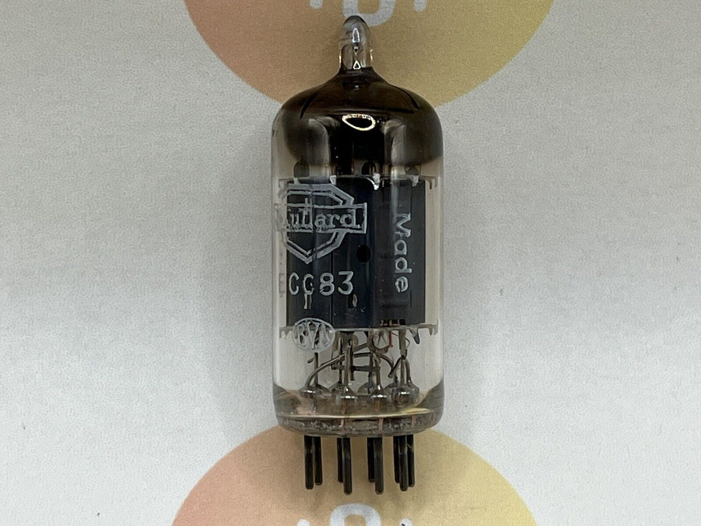 Mullard ECC83 Lange Platten Quadratischer Getter mC1