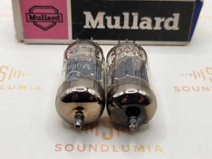 Mullard ECC82 Short Plates Matched Pair - Blackburn 1971/72 Gf2 - Near NOS