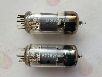 2x Telefunken EF804S Matched Pairs  - ◇ Bottom - Ulm 1968-69 - Strong