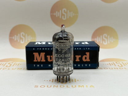 Mullard ECC82 12AU7 Lange Platten Quadratischer Getter