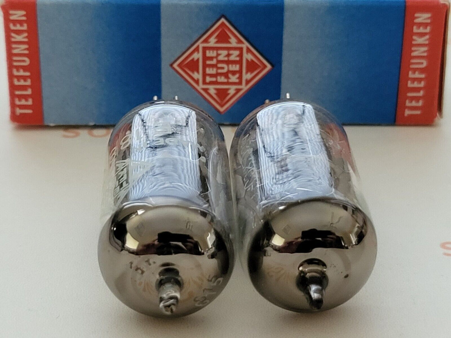 Telefunken E188CC = 7308 Matched Pair ◇ Bottom - Ulm 1968 - NOS