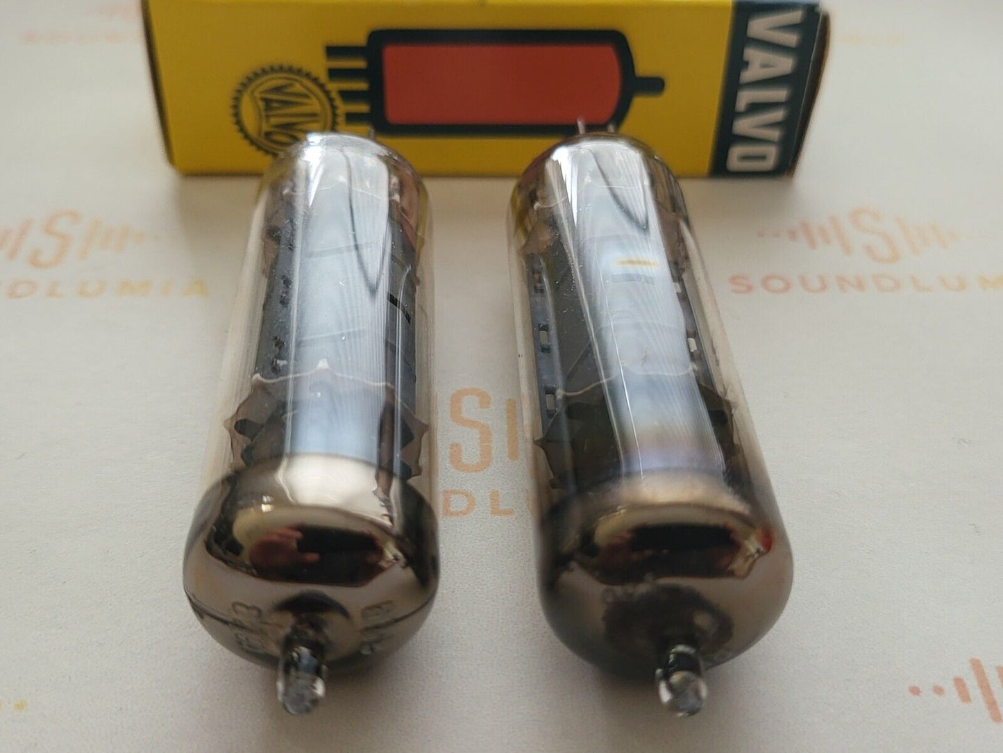 Valvo EL84 6BQ5 Matched Pair - Hamburg 1956/57 rX3 - Strong