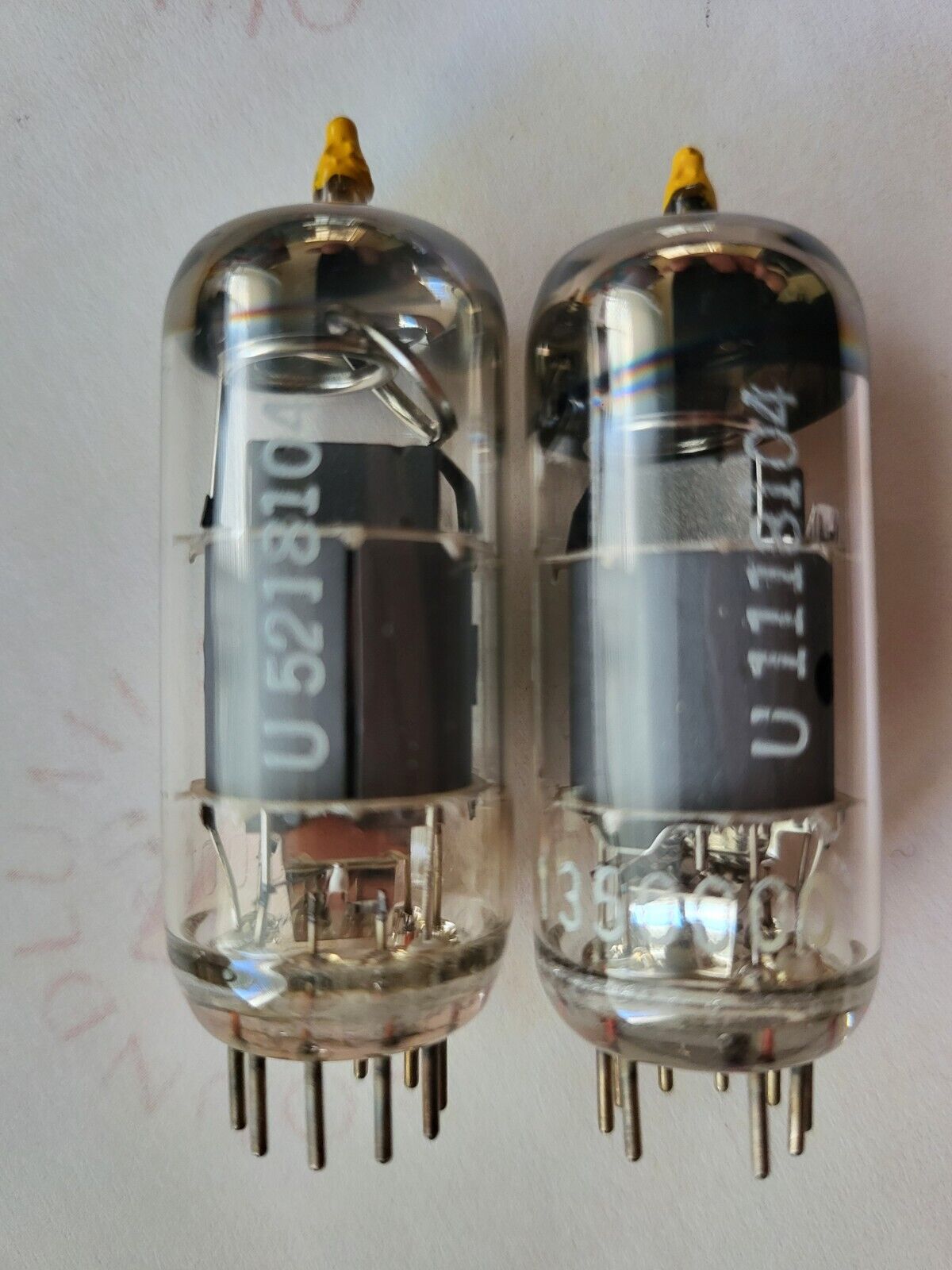 2x Telefunken EF804S Matched Pairs  - ◇ Bottom - Ulm 1968-69 - Strong