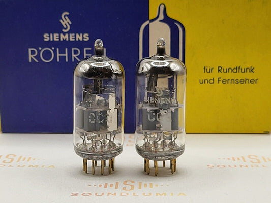 Siemens CCa (E88CC+) Silver Shields Matched Pair - Munich '67 (A3 7L)