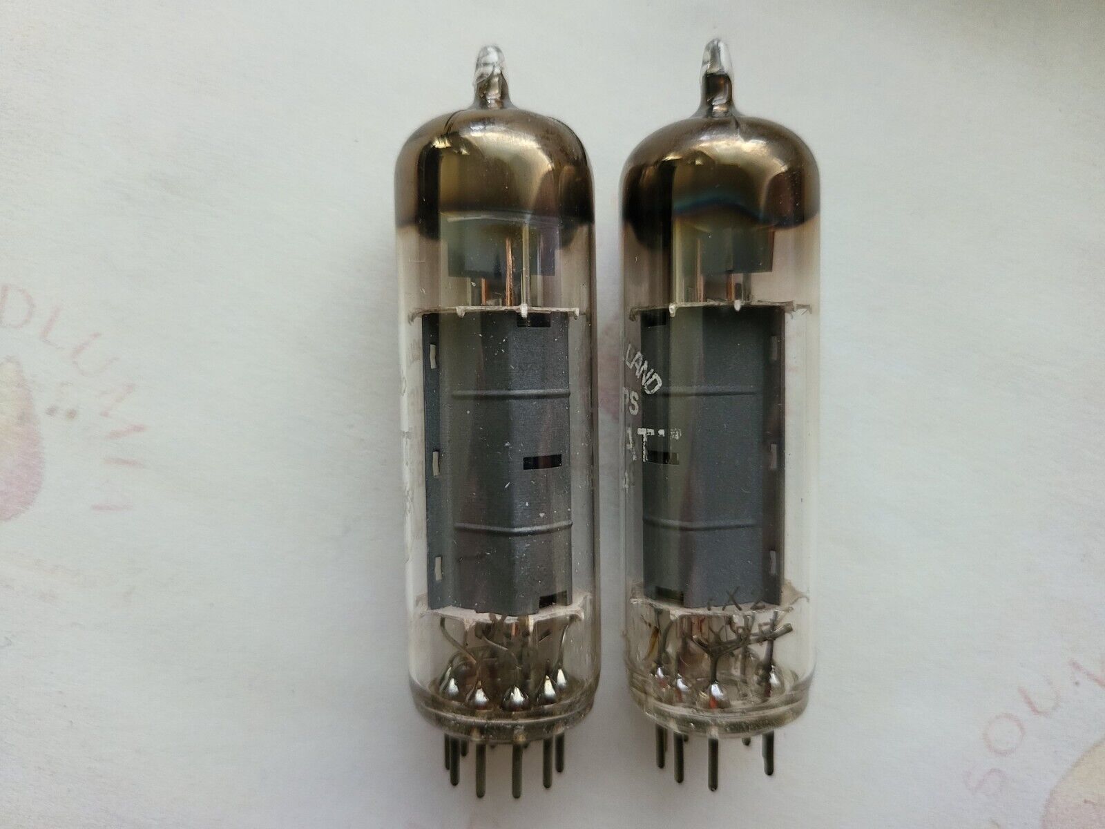 2x Philips Miniwatt EL84 6BQ5 D-getter Tubes - Sittard, NL 1955 rX1/rX2 -  NOS | Soundlumia