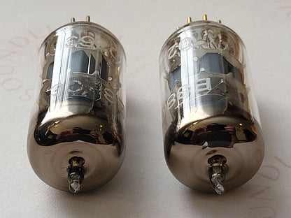 Telefunken E88CC 6922 Matched Pair - Pre-Production ◇ Base - Same Code 0253 -NOS