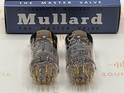 Mullard E88CC Matched Pair - Dimple Disc Getter - Mitcham '74 - Same Code - NOS