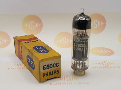 1x Philips SQ E80CC 6085 (ECC82 equiv.) D-getter Orig. Box - Holland 1960 - NOS