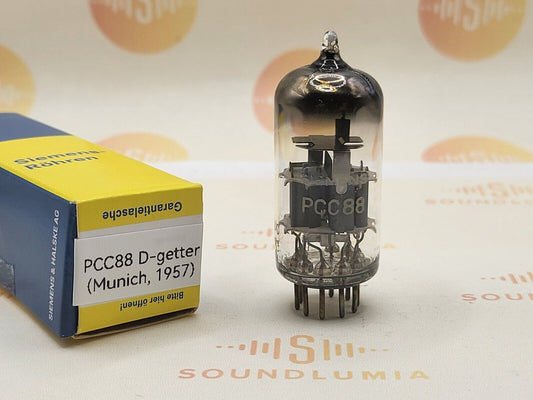 1x Siemens PCC88 = 7DJ8 (6DJ8 equiv.) - DJ0 ‡7C - Munich, 1957 - Tested NOS