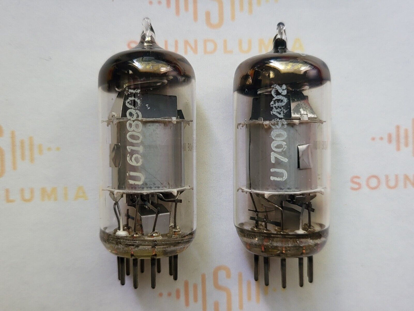 Telefunken EF86 6267 O-getter Matched Pair - Diamond Bottom - Ulm 1958/59 - NOS