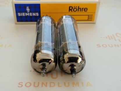 Siemens EL84 6BQ5 Matched Pair - Munich 1962 rX3 - Same Code - Near NOS