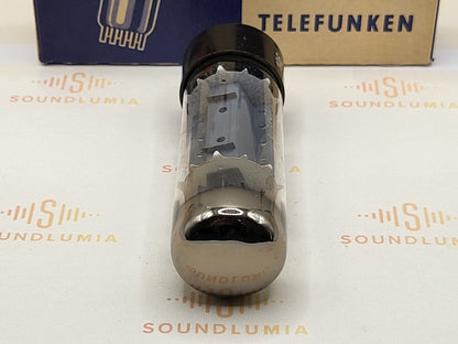 1x Telefunken EL34 6CA7 - Wing Plates - Double O Getter - Ulm 1961 - Tests NOS