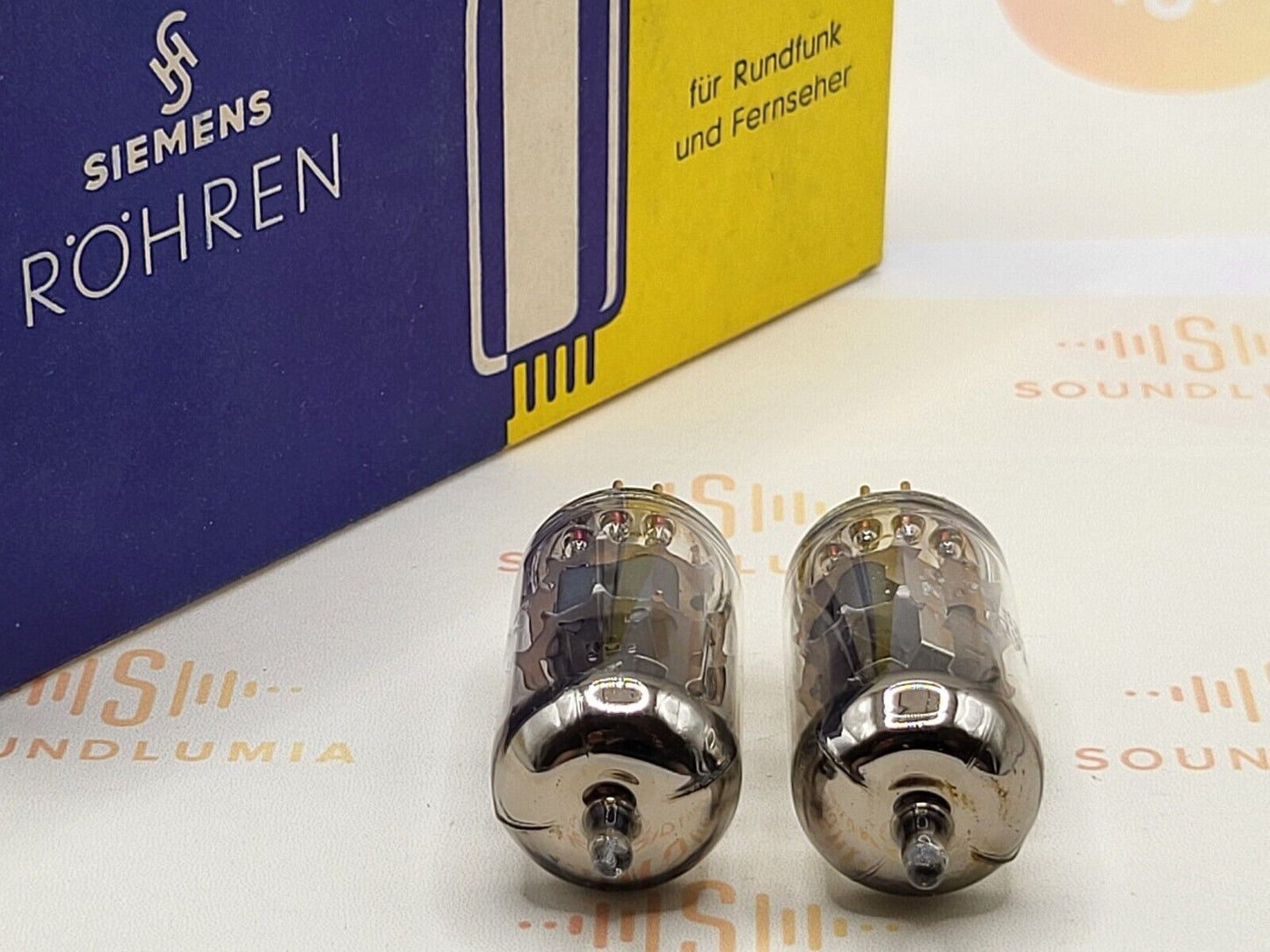 Siemens CCa (E88CC+) Silver Shields Matched Pair - Munich '67 (A3 7L)