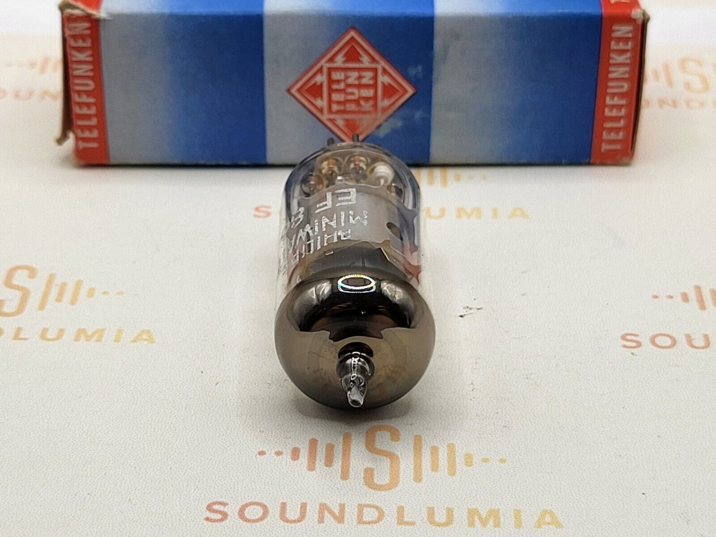 Telefunken EF86 Silver Plates ◇ Base Berlin '58 (tE2 ⟂8I) - Philips Label - NOS