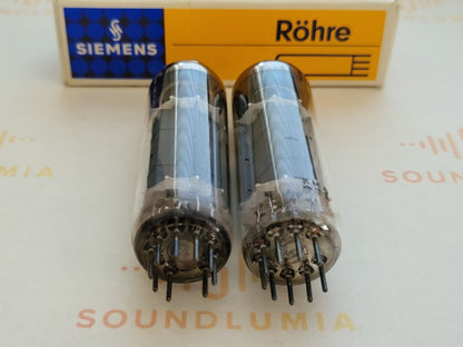 Siemens EL84 6BQ5 Matched Pair - Munich 1962 rX3 - Same Code - Near NOS