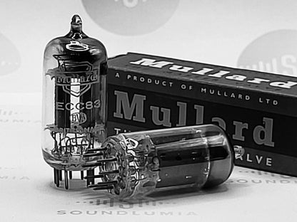 Mullard ECC83 Long Plates Square Getter mC1