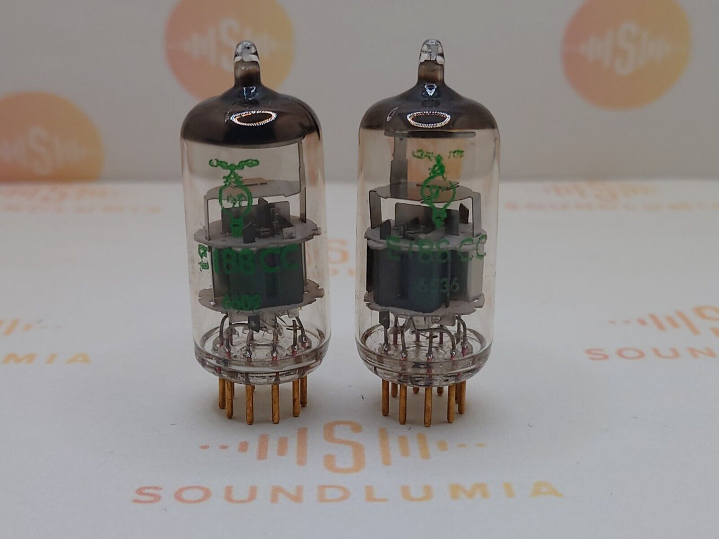 La Radiotechnique Philips France E188CC Matched Pair - Suresnes '65 VR1 - NOS