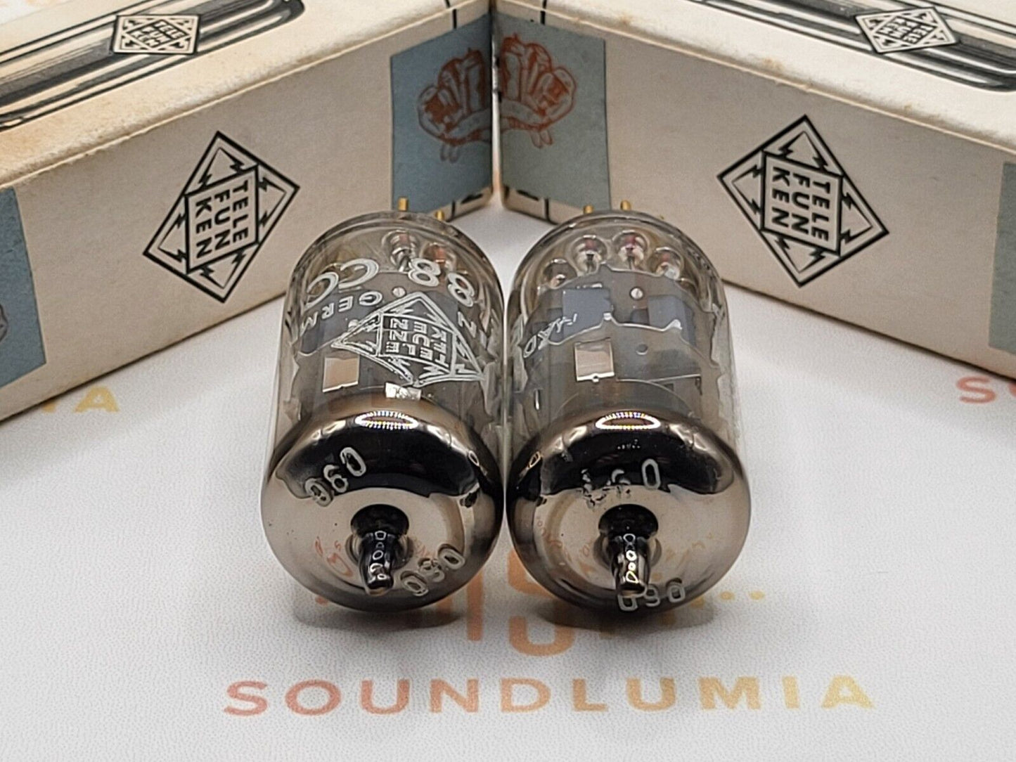 Telefunken E88CC 6922 Original Box ◇ Matched Pair - Ulm '62 - Same code - NIB