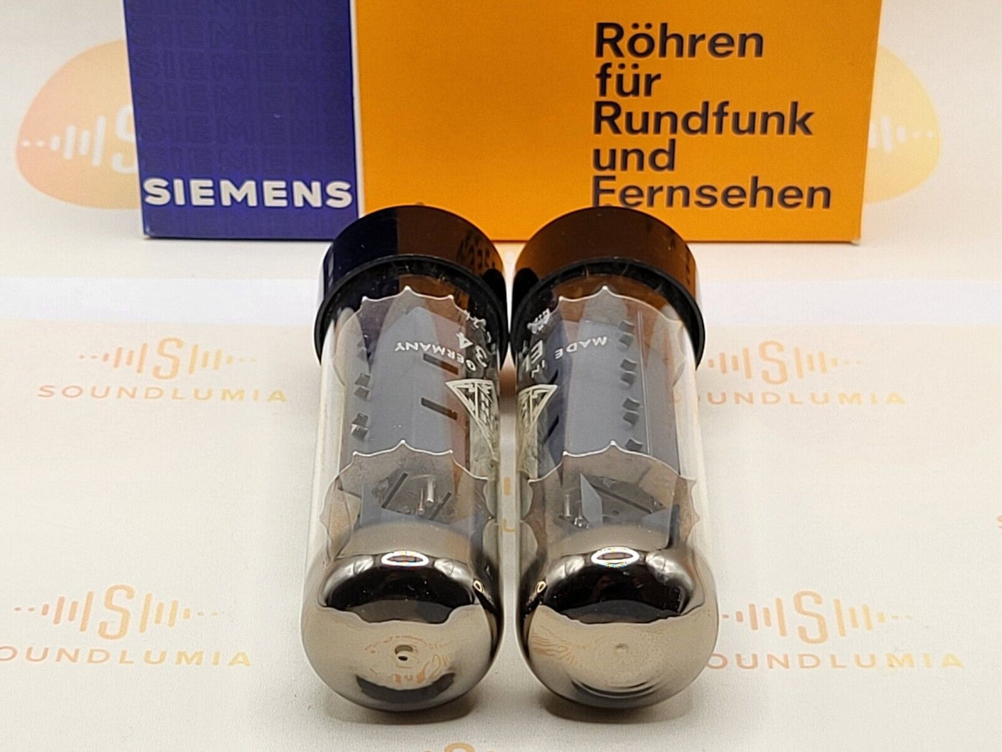 Siemens EL34 Matched Pair Original Box - NIB