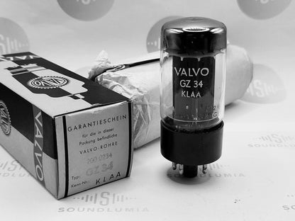 1x Valvo GZ34 5AR4 Orig. Box- Sittard, NL '59 (f32 X9G) - NOS NIB