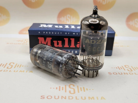 Mullard 12AU7 ECC82 Matched Pair - Siemens/Adzam Labels - Blackburn '69/'70 Gf2