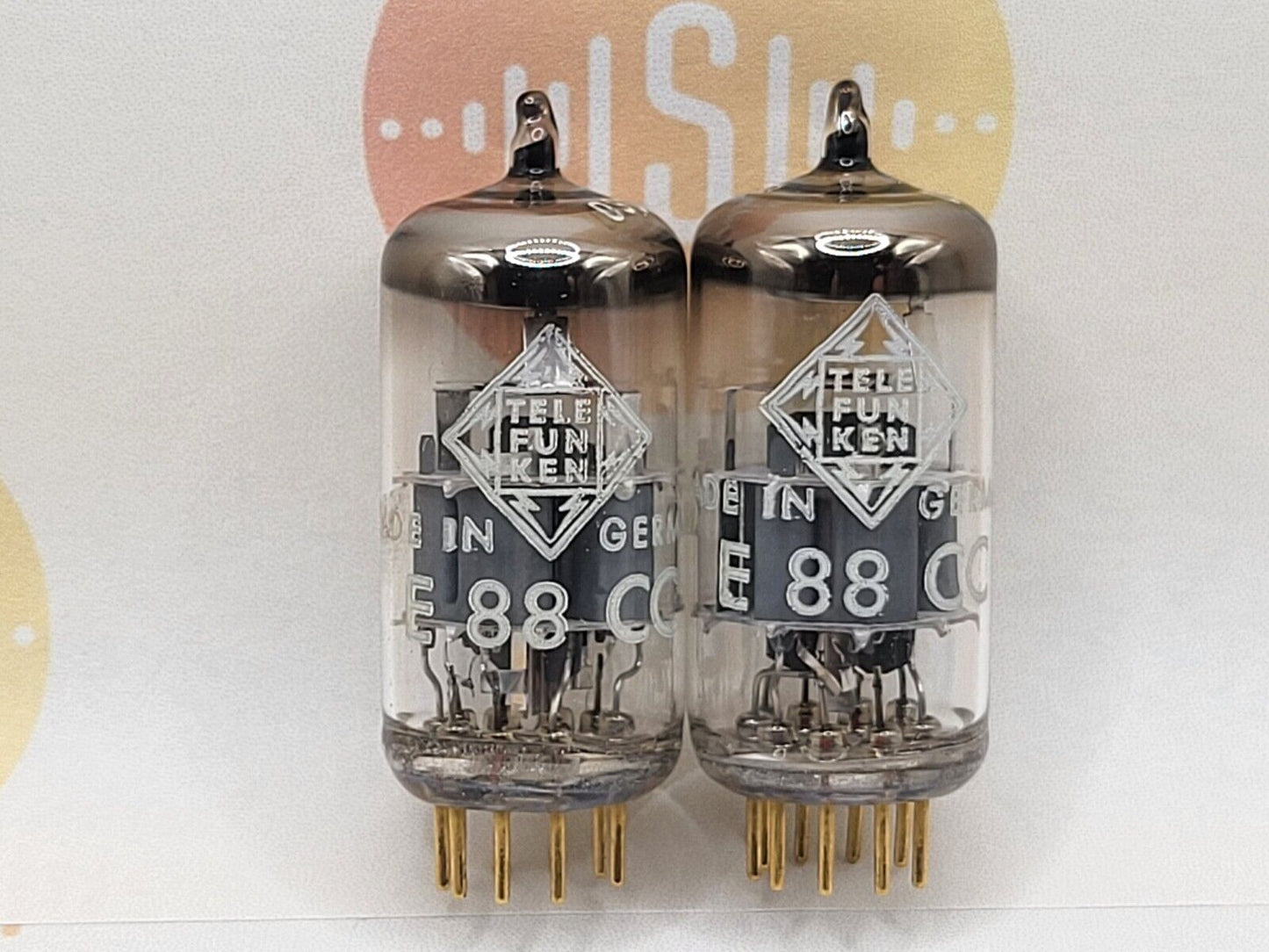 Telefunken E88CC 6922 Original Box ◇ Matched Pair - Ulm '62 - Same code - NIB