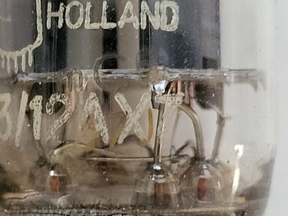 Amperex ECC83 Long Plates Foil D Getter Matched Pair - Holland '57 mC5 ⊿7J