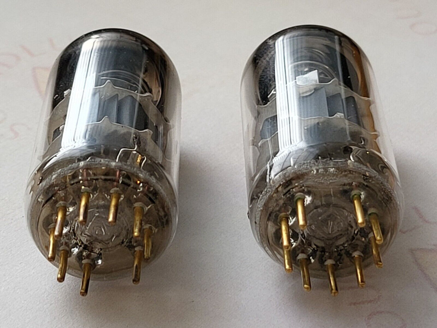 Telefunken E88CC 6922 Matched Pair - Pre-Production ◇ Base - Same Code 0253 -NOS