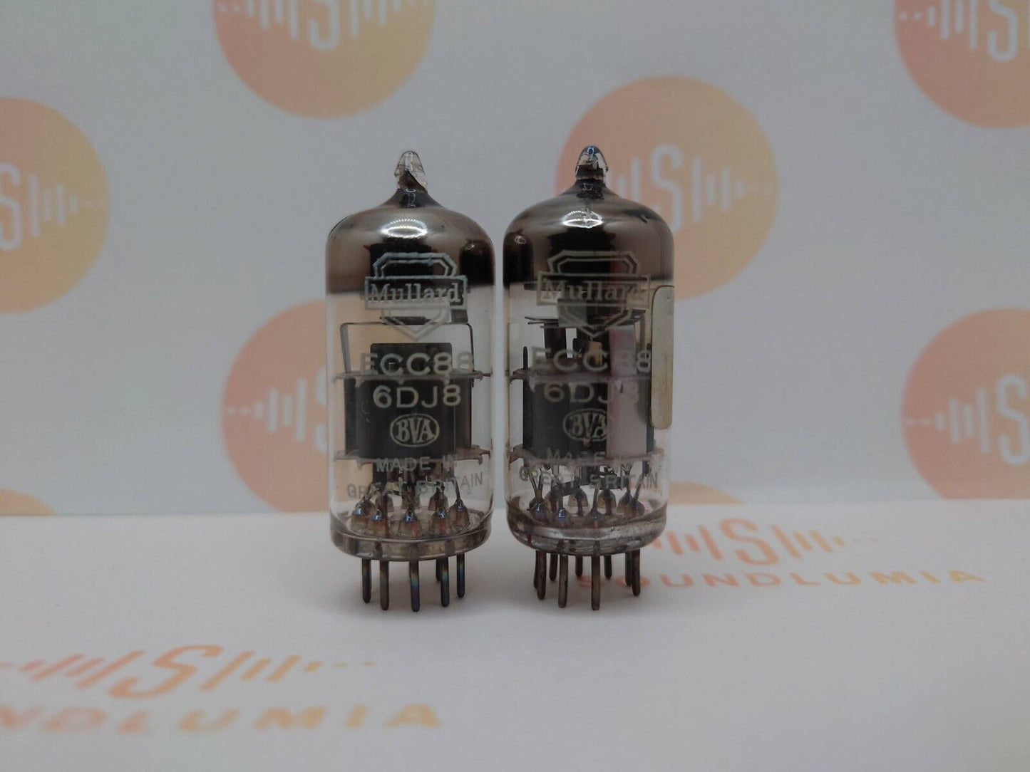 2x Mullard ECC88 6DJ8 O-Getter - BVA - Blackburn '67 - Near NOS