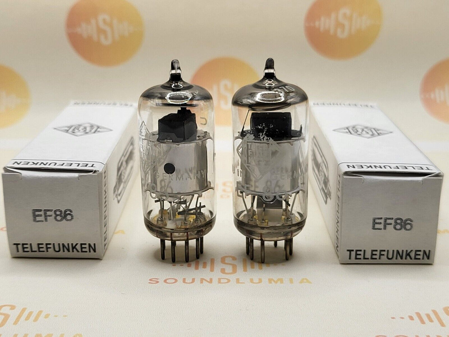 Telefunken EF86 6267 Silver Plates ◇ Bottom