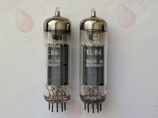 Siemens EL84 6BQ5 Matched Pair - Munich 1962/63 RX3 - NOS