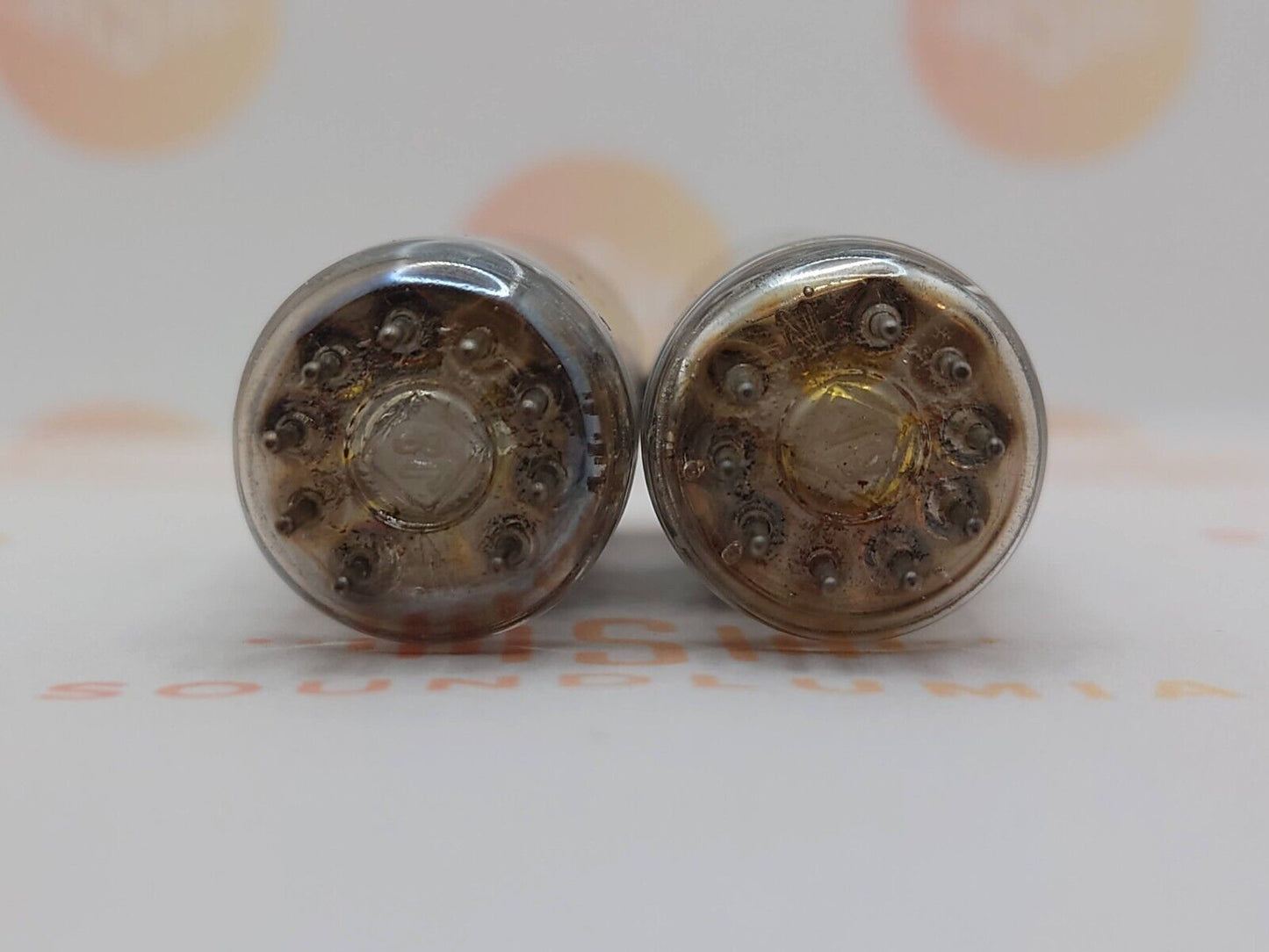 Telefunken EF804S Matched Pair ◇ Bottom - Ulm 1963 - Same code