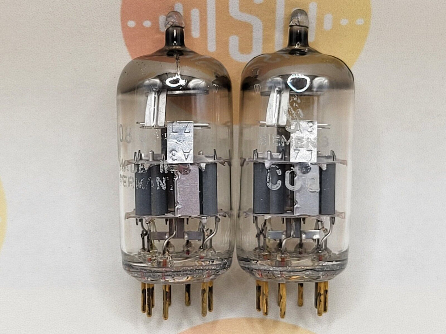 Siemens CCa (E88CC+) Silver Shields Matched Pair - Munich '67 (A3 7L)