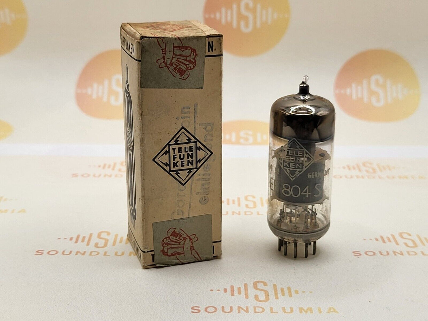 1x Telefunken EF804S Orig. Box - ◇ Bottom - Ulm, 1959 - Strong