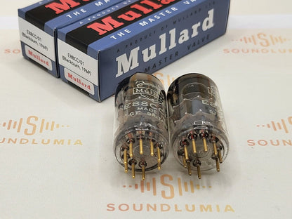 Mullard E88CC/01 = CV2493 (Mil. Spec E88CC) Matched Pair - Blackburn 1969 - NOS