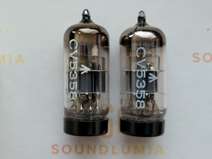 2x Mullard CV5358 Mil Spec ECC88 6DJ8 Orig. Boxes - Blackburn 1964/65 - Strong