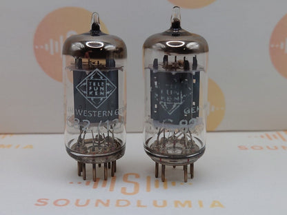 Telefunken ECC82 12AU7 Smooth Plates