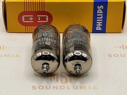 Philips Miniwatt SQ E88CC = 6922 Matched Pair - Heerlen, NL 1967 - Strong