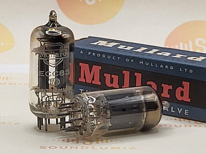 Mullard ECC83 Long Plates Square Getter mC1