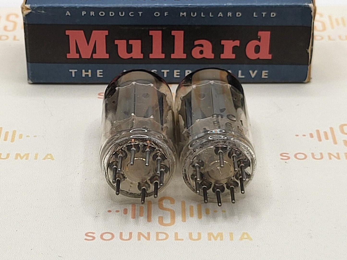 Mullard ECC83 Long Plates Square Getter mC1