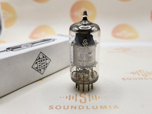 1x Telefunken EF86 6267 Silver Shields ◇ Bottom - Siemens Label - 1960s - NOS